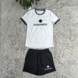 Casual Print Short Sleeve Two Piece Short Set GYSF-5215