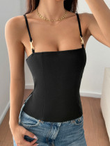 Casual Sing Solid Color Tank Tops GZYU-K2522312