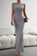 Sleeveless Solid Color Knits Maxi Dress GZYU-D2343031