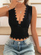 Lace Lace Sleeveless Vest T-Shirt GZYU-K2522177