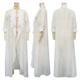 Chiffon Long Cardigan Sun Protection Jacket YF-10834