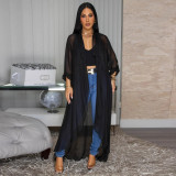 Chiffon Long Cardigan Sun Protection Jacket YF-10834