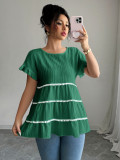 Short Sleeve Solid Loose T Shirt GZEY-D2342185