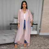 Chiffon Long Cardigan Sun Protection Jacket YF-10834