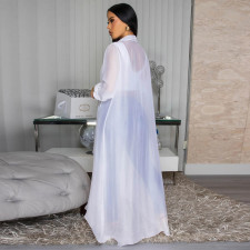 Chiffon Long Cardigan Sun Protection Jacket YF-10834
