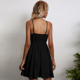 Strappy Bow Halter Mini Dress GYSQ-CDBE1510