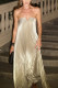 Sexy Wrap Chest Press Pleated Maxi Dress GSNU-8139