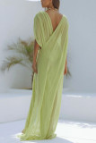 Sexy Sleeveless Beach Cover-Up Maxi Dress GSNU-8048