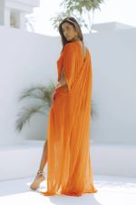 Sexy Sleeveless Beach Cover-Up Maxi Dress GSNU-8048