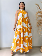 Printed Summer Elegant Maxi Dress GYLY-10631