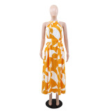 Printed Summer Elegant Maxi Dress GYLY-10631