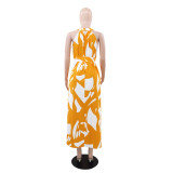 Printed Summer Elegant Maxi Dress GYLY-10631