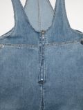 Casual Wide Leg Denim Back Pants Jumpsuit SH-391400