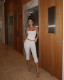 Sexy Lace Sleeveless Two Piece Pants Set MZ-2903