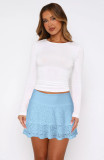 Lace See Through Skirt(With Bottom Pants) MZ-2879