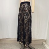 Lace Sexy High Waist Long Skirt GPBY-718