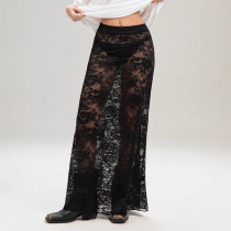 Lace Sexy High Waist Long Skirt GPBY-718