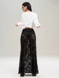 Lace Sexy High Waist Long Skirt GPBY-718