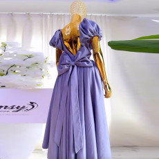 Square Neck Beaded Bandage Long Dress GMSF-SU9128