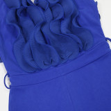 V Neck Backless Tie Up Jumpsuit CYA-901846