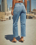 Fashion Loose Washed Straight Jeans GMYT-2401