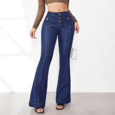 Vintage Patchwork Denim Flared Jeans GMYT-13366