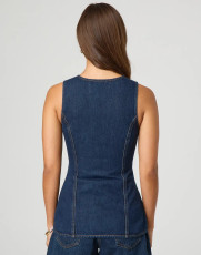 Fashion Sleeveless Vest And Shorts Loose Denim Suit GMYT-13605