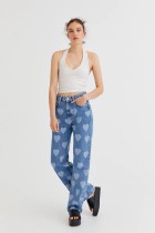 Vintage Love Loose Fashion Straight Leg Jeans GMYT-13413