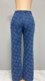 Love Crochet Washed Straight Leg Jeans GMYT-13037
