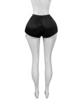 Solid Color Glossy Hot Pants Shorts CH-25031