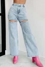Casual Holes Straight Jeans GMYT-2025-2