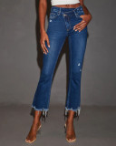 Fashion Denim Tight Seventh Jeans GMYT-306