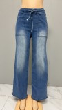 Casual Loose Wide Leg Denim Jeans GMYT-8128