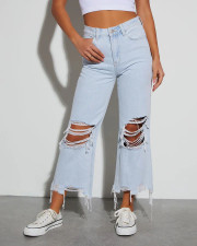 Loose Holes Casual Jeans GMYT-303