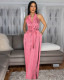 Sleeveless Backless Tie Up Loose Jumpsuit OSM-4483