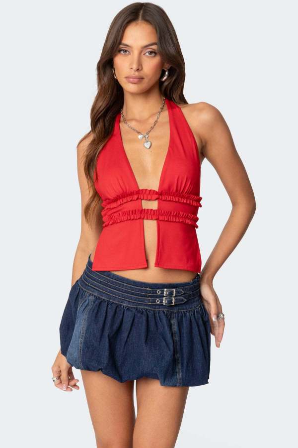 Low-waisted Pod Half-body Skirt GMYT-13311