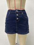 Summer Denim Mini Skirt GMYT-13687