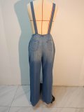 Fashion Pockets Loose Denim Jumpsuit GMYT-18602