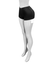 Solid Color Glossy Hot Pants Shorts CH-25031