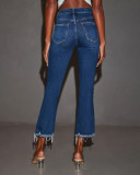 Fashion Denim Tight Seventh Jeans GMYT-306