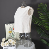 Bow Tie Color Clash Cardigan Vest GFRT-060099TBZ