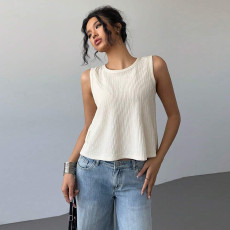 Bow Tie Color Clash Cardigan Vest GFRT-060099TBZ