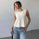 Bow Tie Color Clash Cardigan Vest GFRT-060099TBZ