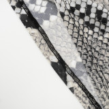 Print Mesh Tight Long Skirt GDSF-D25SK221