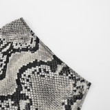 Print Mesh Tight Long Skirt GDSF-D25SK221