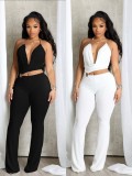 Halterneck Hollow Out Sling Jumpsuit QODY-6064