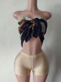 Pre Order: About 7 work days shipping Fashion Printed Sexy Suit YUEM-300337