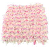 Color Block Tassel Tight Skirts GZJQ-K25J65344