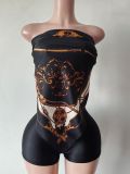 Pre Order: About 7 work days shipping Fashion Printed Sexy Suit YUEM-300337