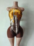 Pre Order: About 7 work days shipping Fashion Printed Sexy Suit YUEM-300337